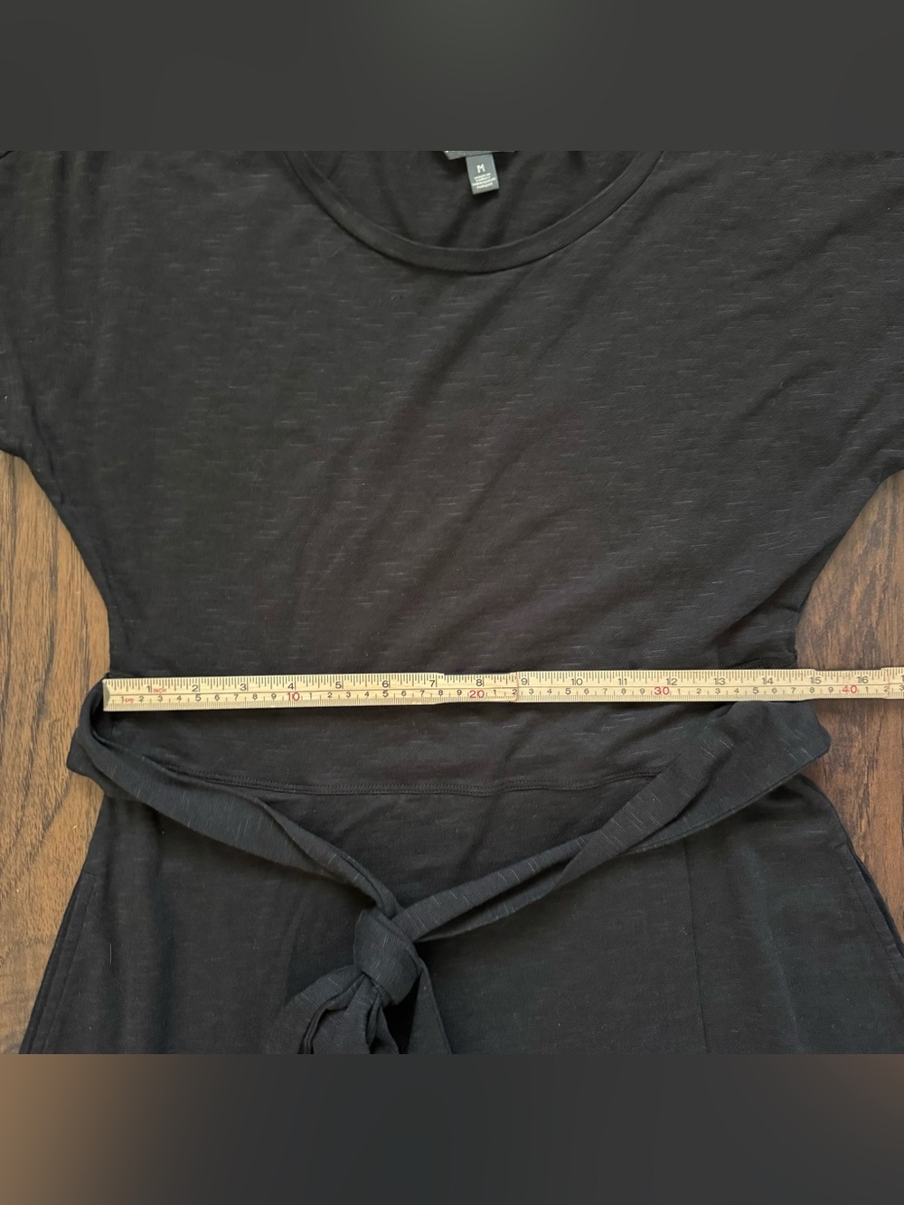 Toad & Co Medium Black Cue Wrap Dress - Picture 9 of 9
